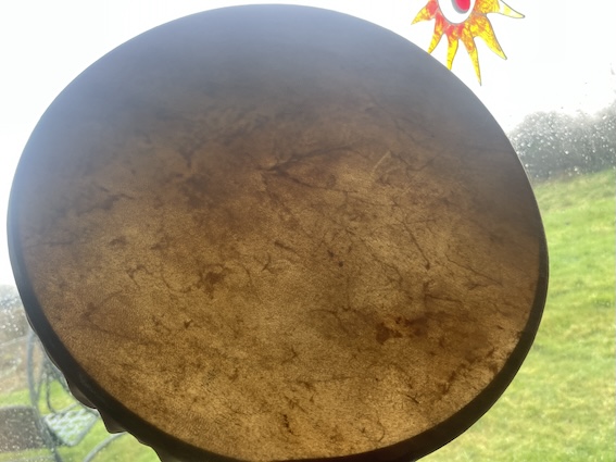 13" Deer Drum, Calon y Ddaear, Source Dragon, World Drum - Image 3